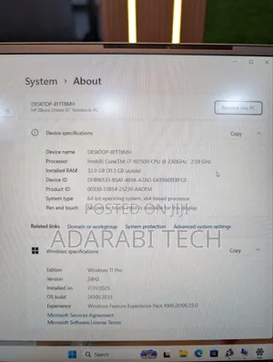 Laptop HP ZBook Create G7 32GB Intel Core i7 SSD 1T