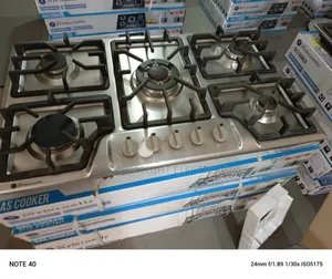 Newcastle Inbuilt 5 Burners All Gas Stainless Cooker 60x90cm 100% Copp