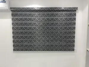 Bricks Black Day Night Blinds