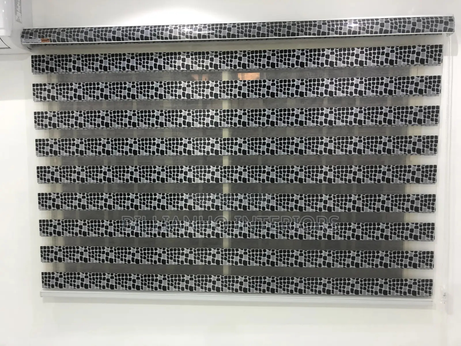 Bricks Black Day Night Blinds