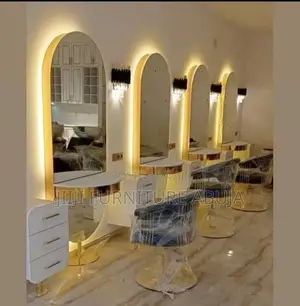 U Shaped Mirror  for Saloon