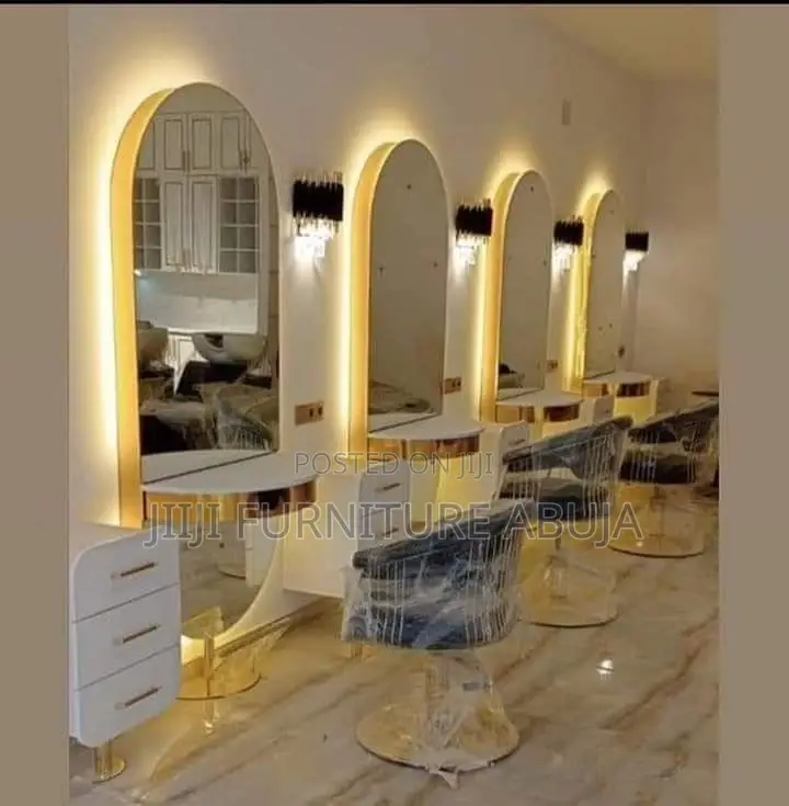 U Shaped Mirror  for Saloon