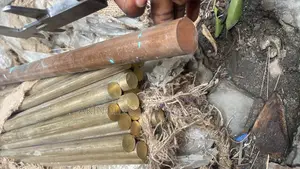 30mm Pure Copper Round Rod