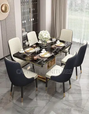 High Quality by 6 Dinning Table With Leather Chair