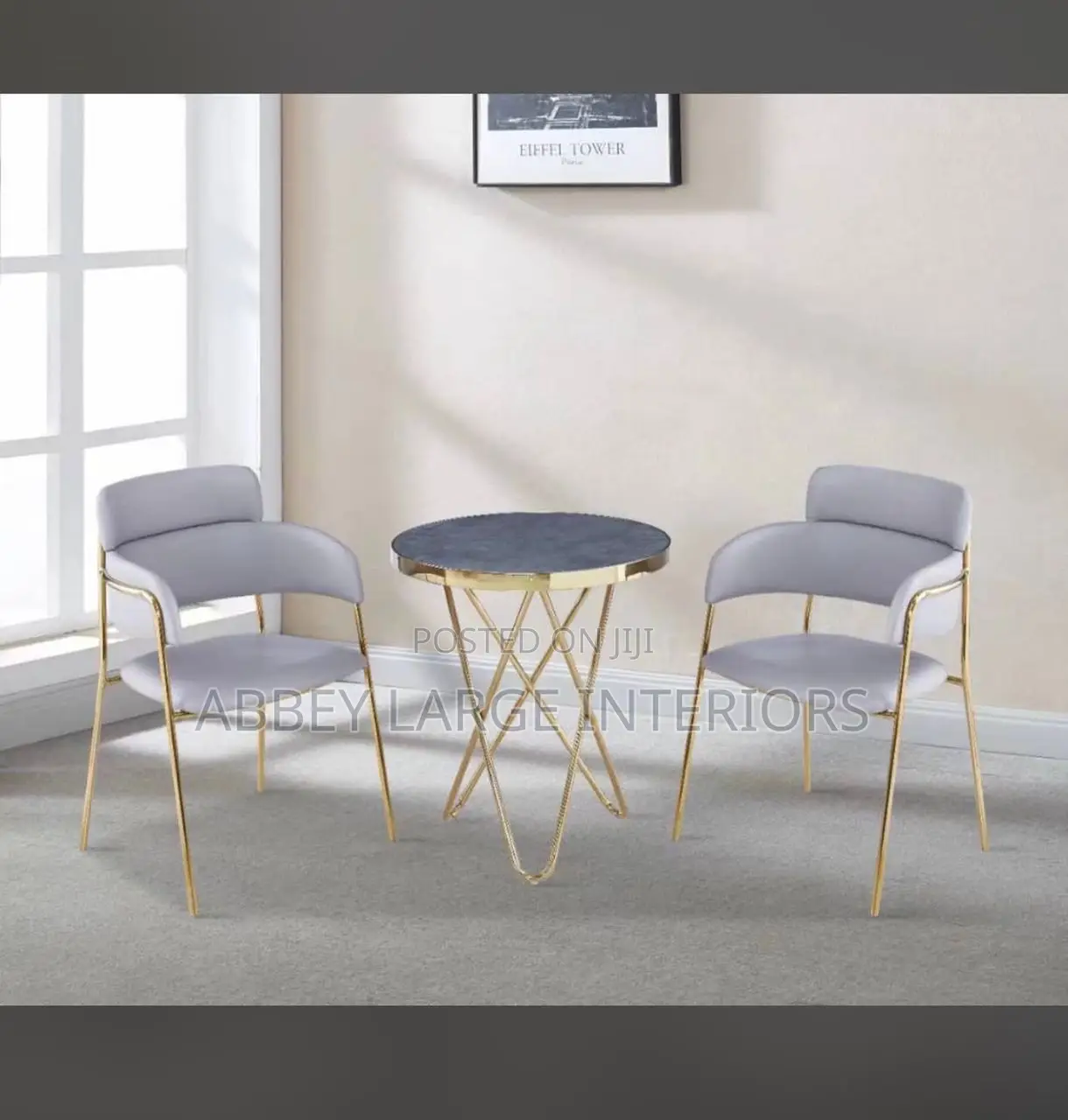 Two Chairs and One Table