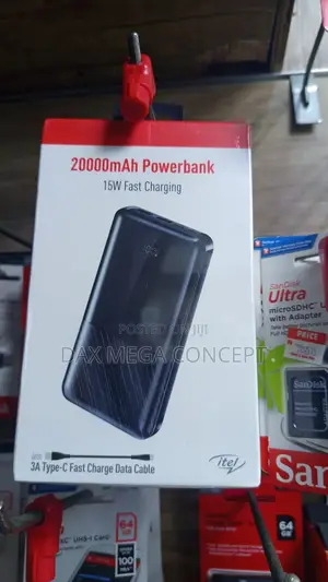 Itel 20000mah Star-200p Digital 15w Power-Bank With Type-C
