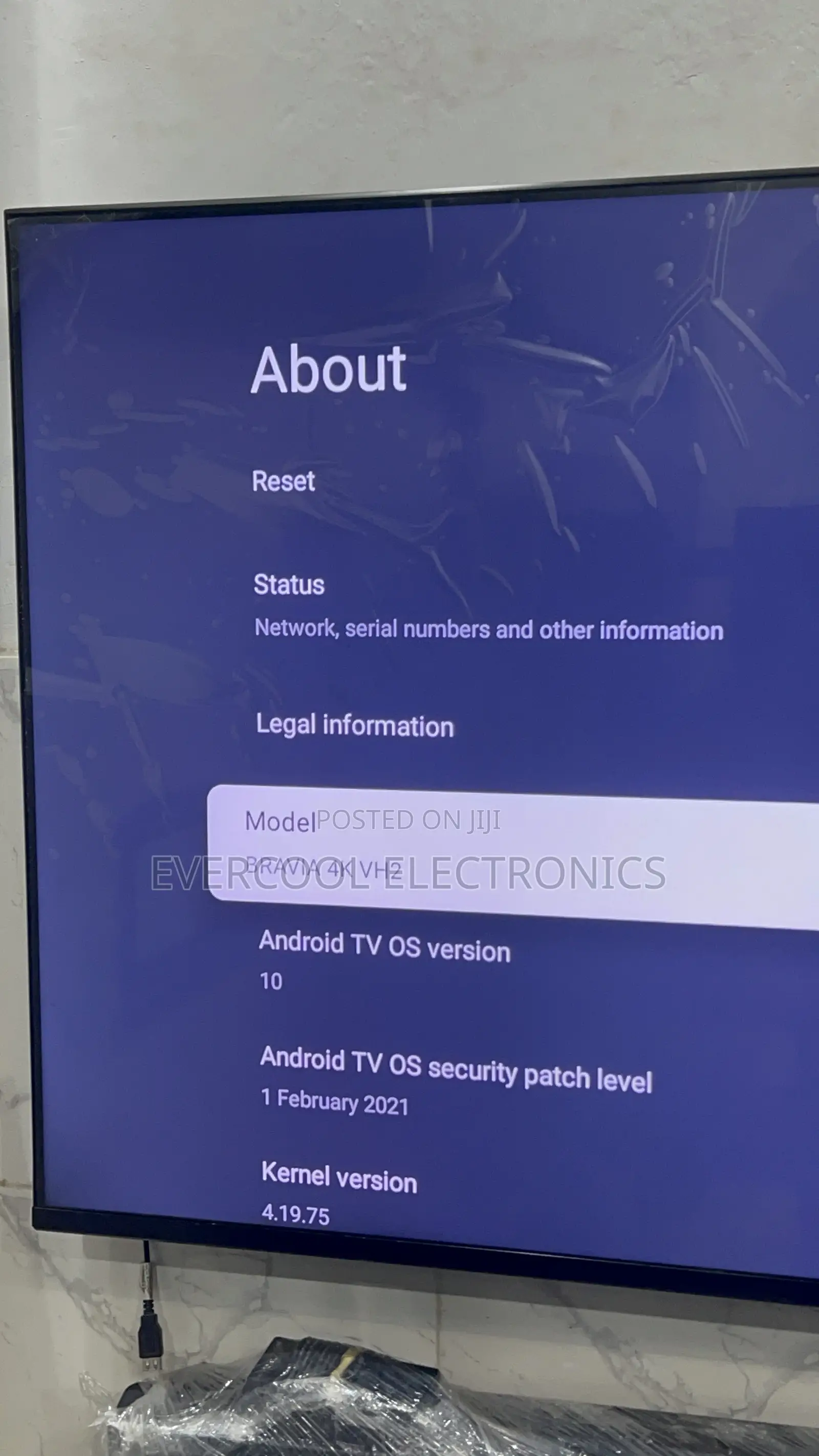 High-End 55” Sony Google Smart Tv