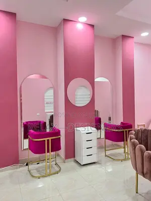 The Pink Room With Mirror 