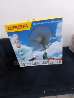 Quasa 18” Fan With Long-Lasting Battery