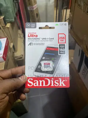 Sandisk Ultra 256gb Microsd 100mb/S Speed Memory Card