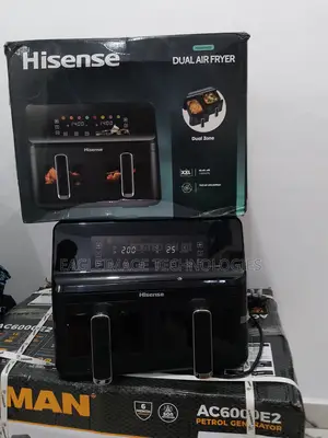 Power-Packed Hisense 8l Dual Air Fryer: 2700w for Fast, Even Heat