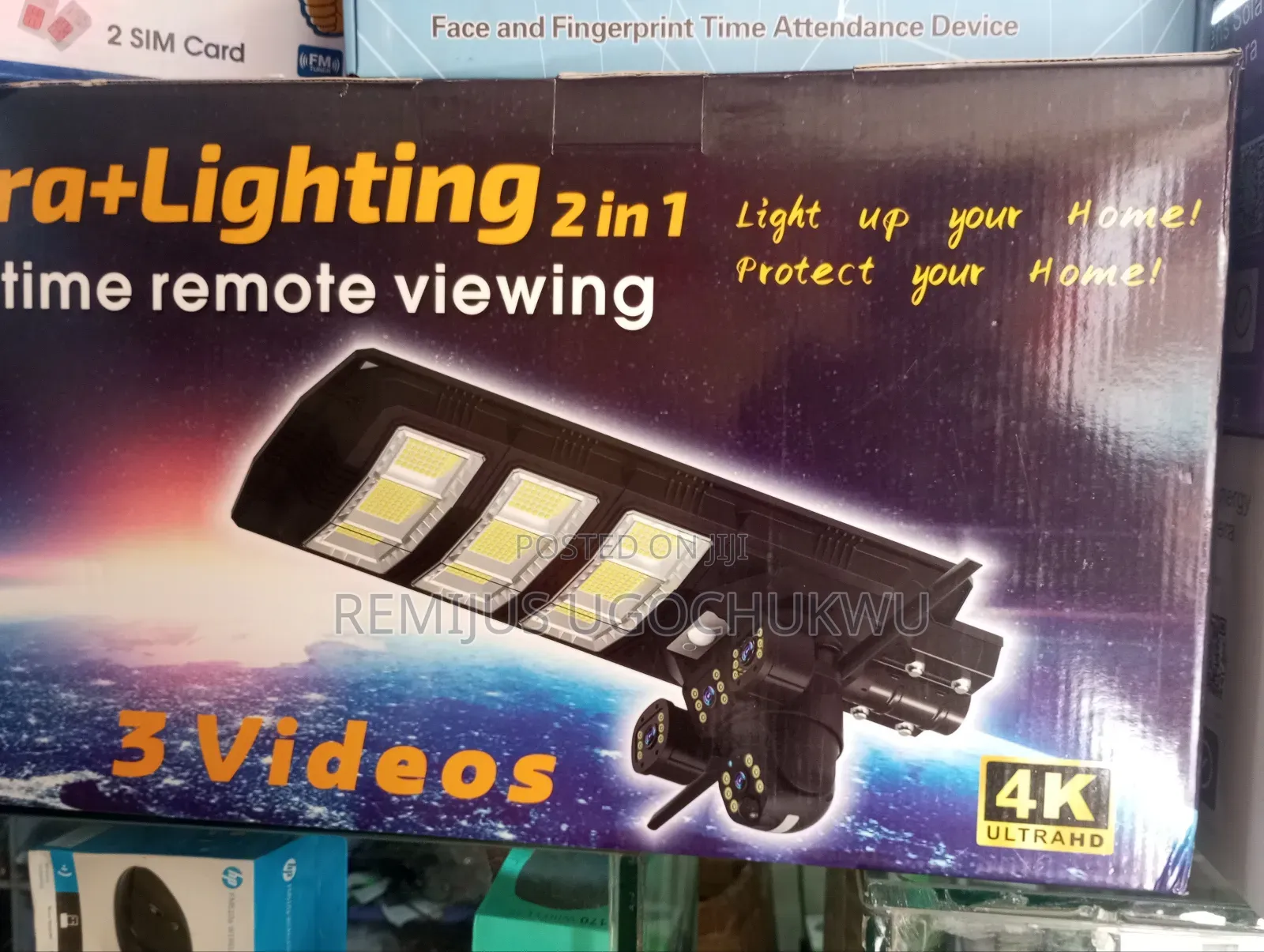 Solar Camera + Lightning