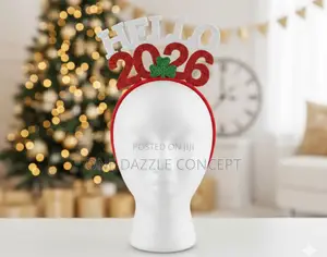 Hello 2026 Glittery Headband