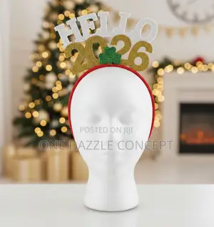 Hello 2026 Glittery Headband