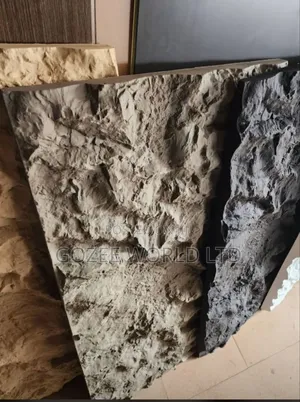 Light Grey Stone Surface Pu Stone
