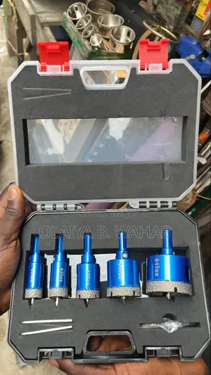 Diamond Hole Saw Set for Stone – 18mm to 45mm Precision Cutting