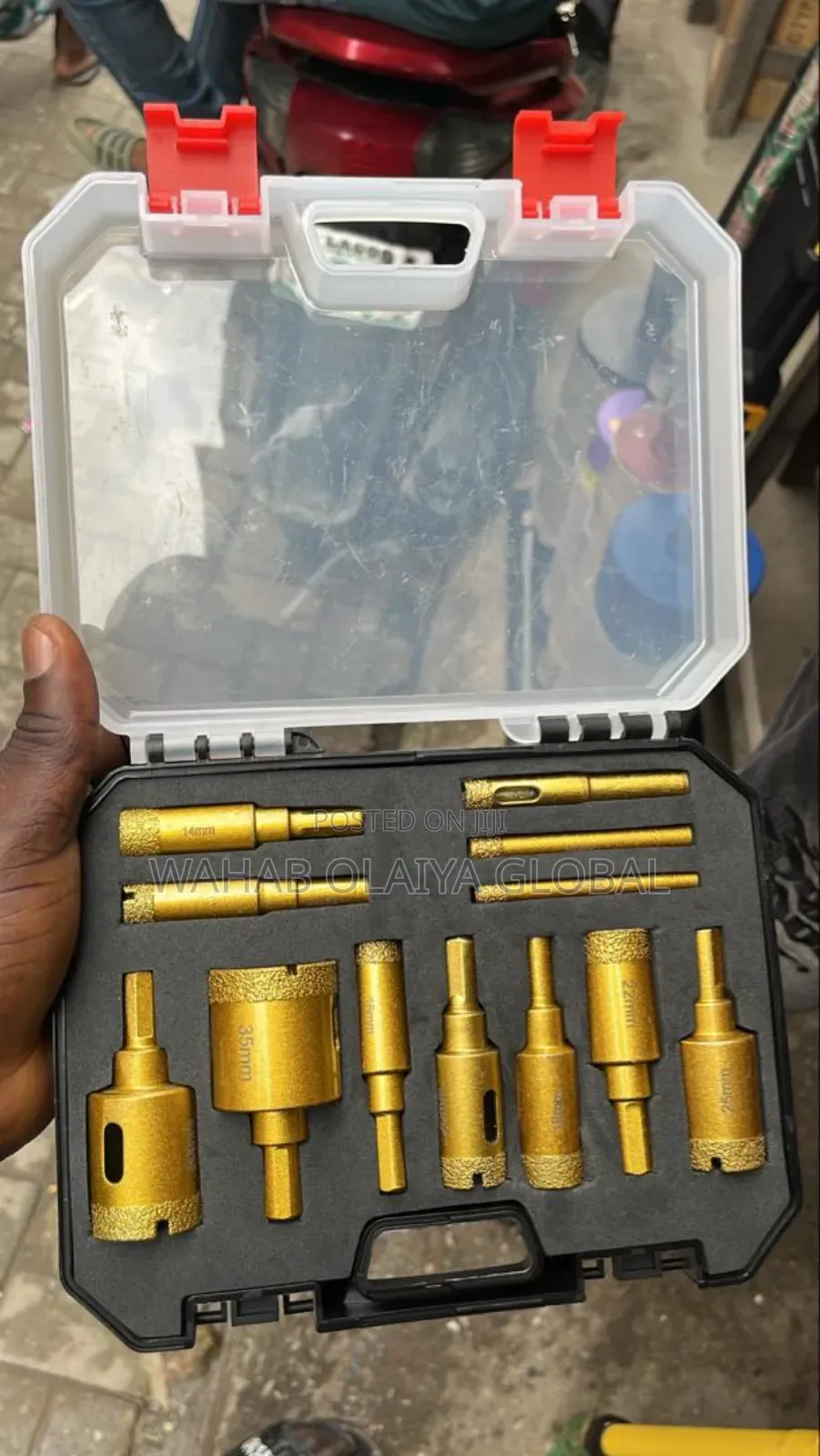 Stone Hole Saw Set 6mm–35mm – Diamond Drill Bits for Smooth Cuts