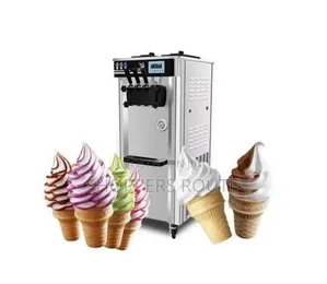 3 Nozzle Dispenser Standing Ice Cream Machine