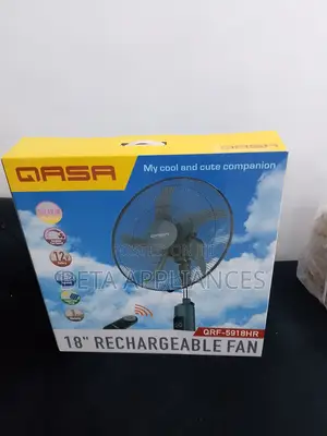 Quasa 18 Inches Silent Rechargeable Fan