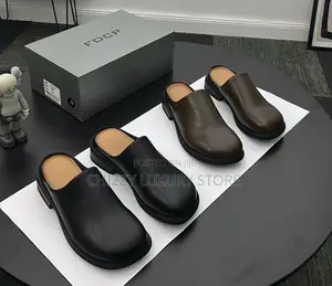 Balenciaga Quality Luxury Men Genuine Leather Half Shoe