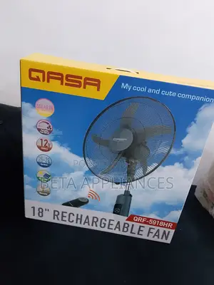 Quasa 18 Inches Fan With Adjustable Height