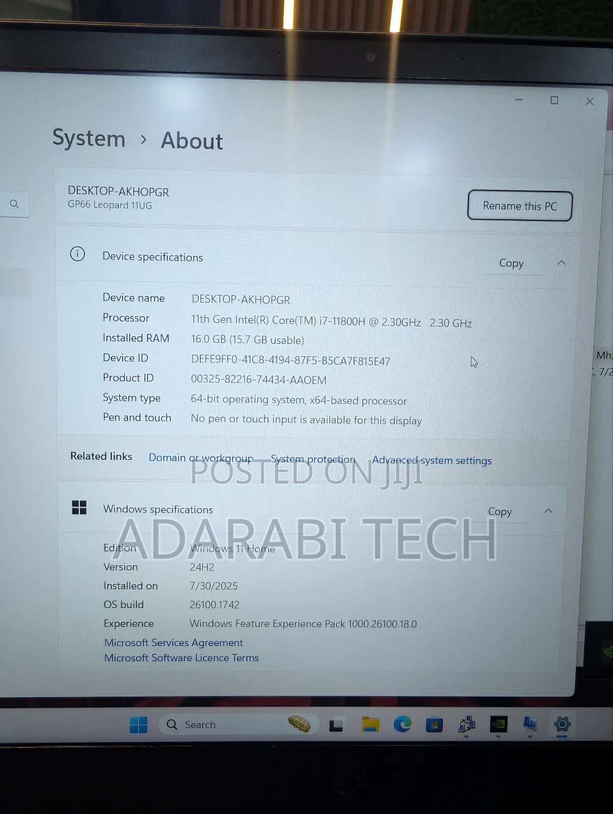 Laptop MSI GP66 LEOPARD 10UG 16GB Intel Core I7 SSD 1T