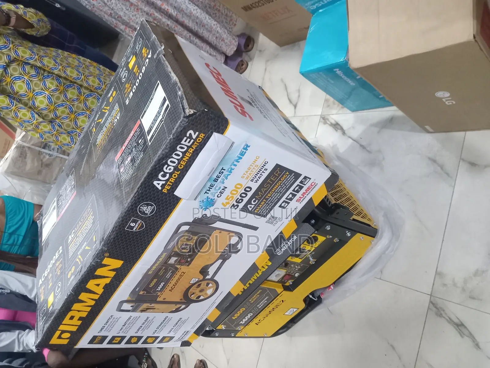 Firman Ac6000e2 Automatic 4.5kva Generator for Home Office