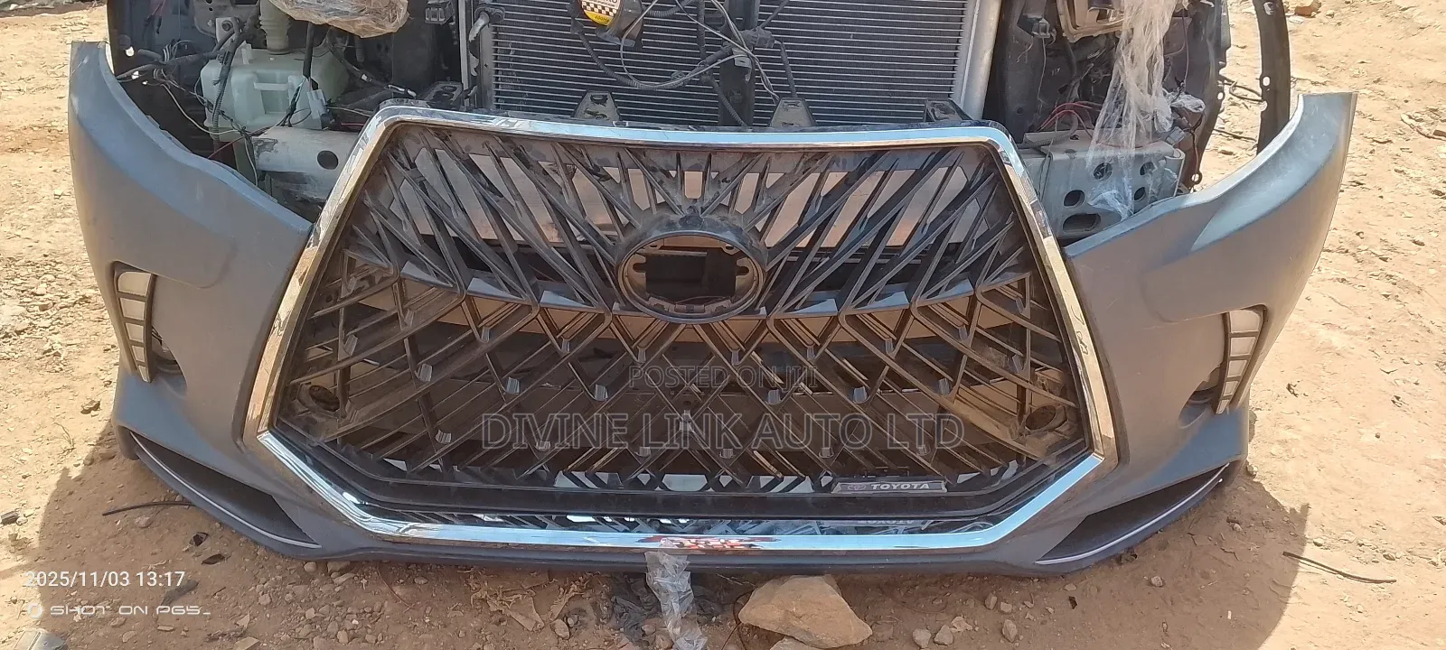 Complete Front Bumper for Highlander Lexus Face