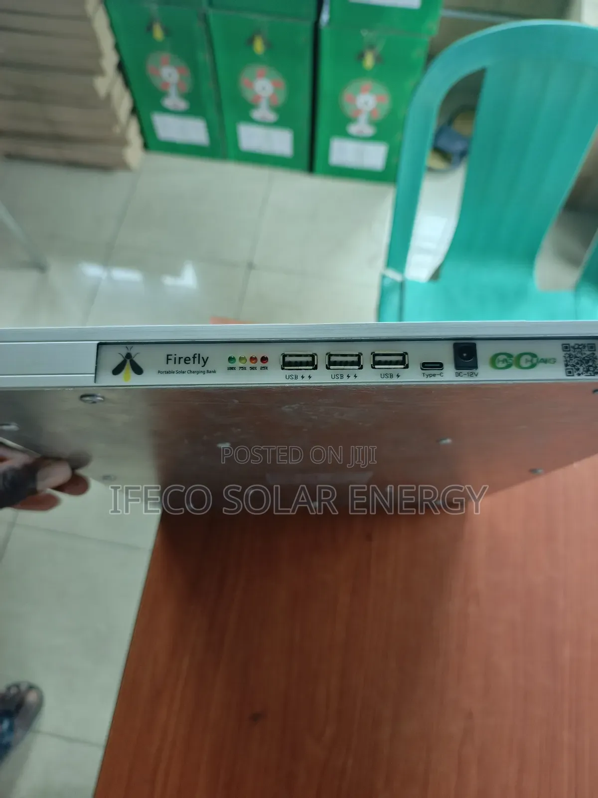 Solar Fan With Panel