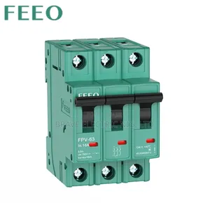 125a Dc Mini Circuit Breaker 3p 750v/900v Pv Solar Dc MCB