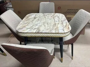 Marble Dining 4 Seater Sz