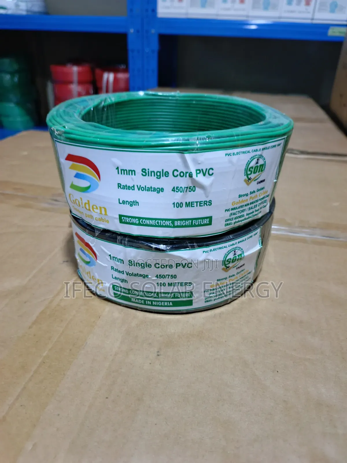 1mm Single Core PVC