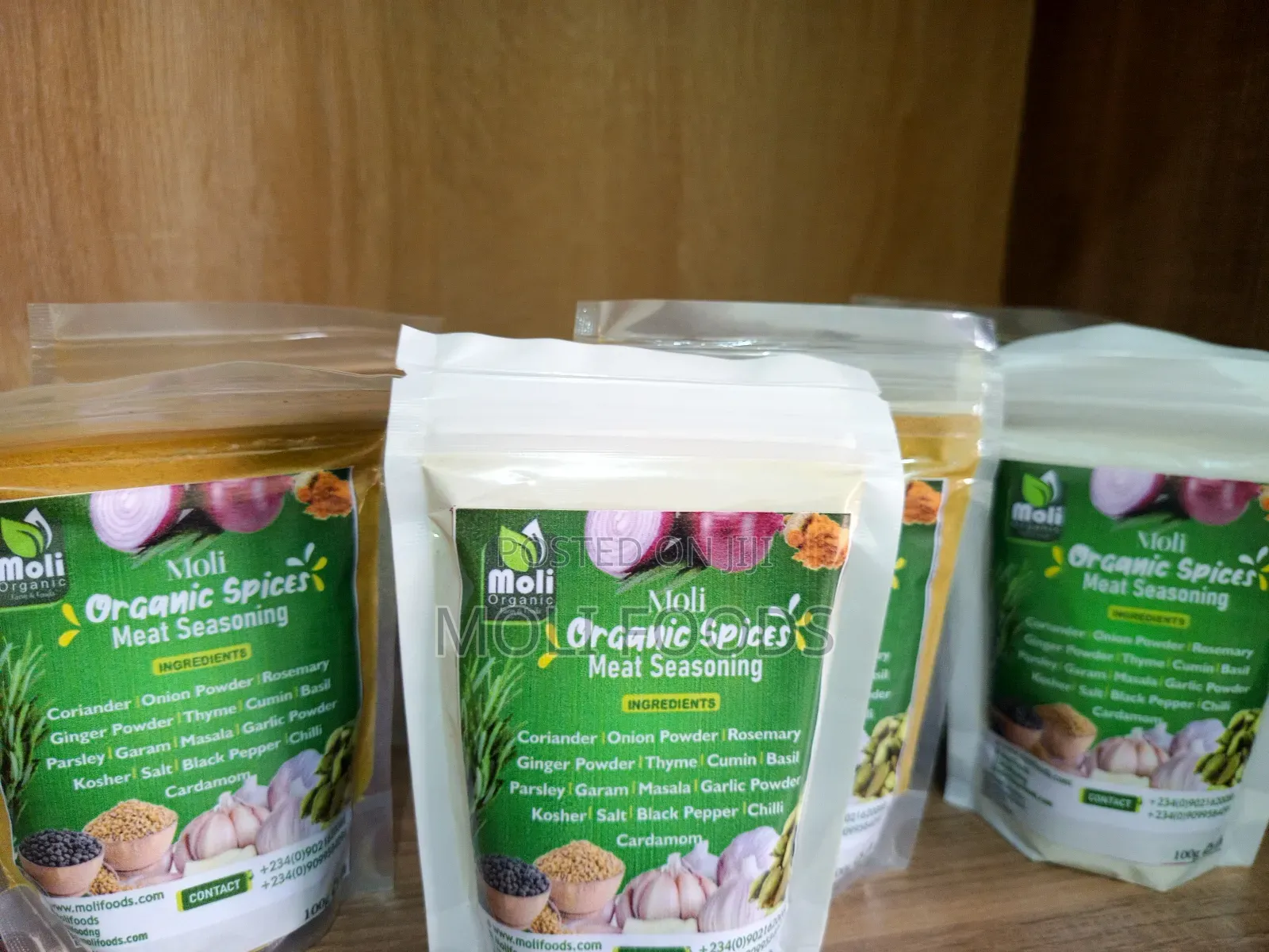Molifoods Organic Spices Combo Pack