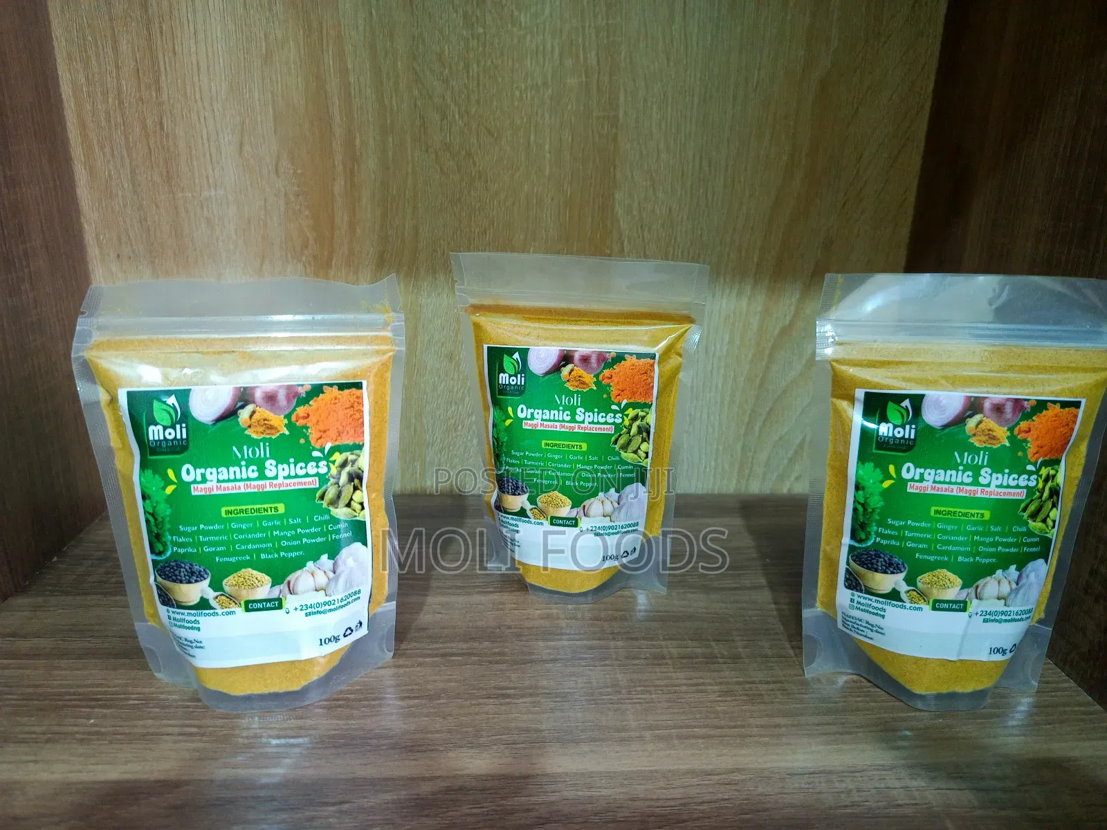 Molifoods Organic Spices Combo Pack
