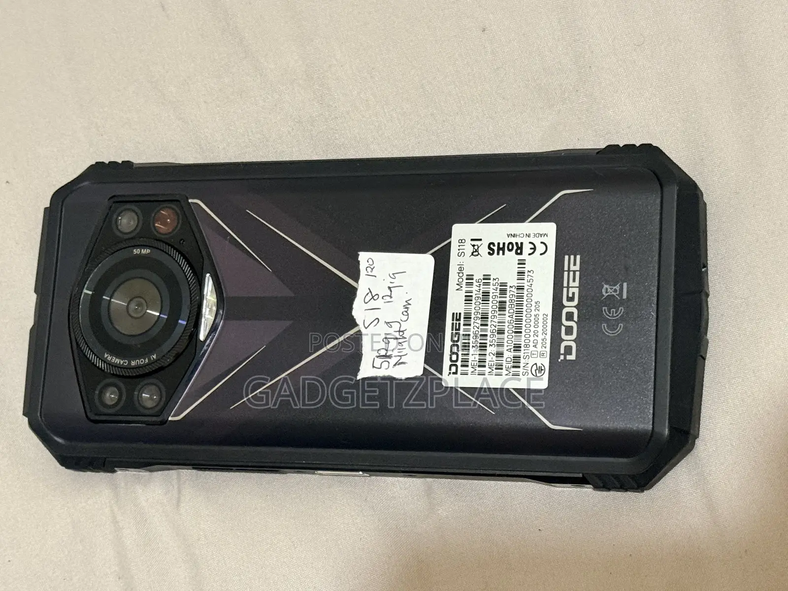 Doogee S100 Pro 256 GB Black