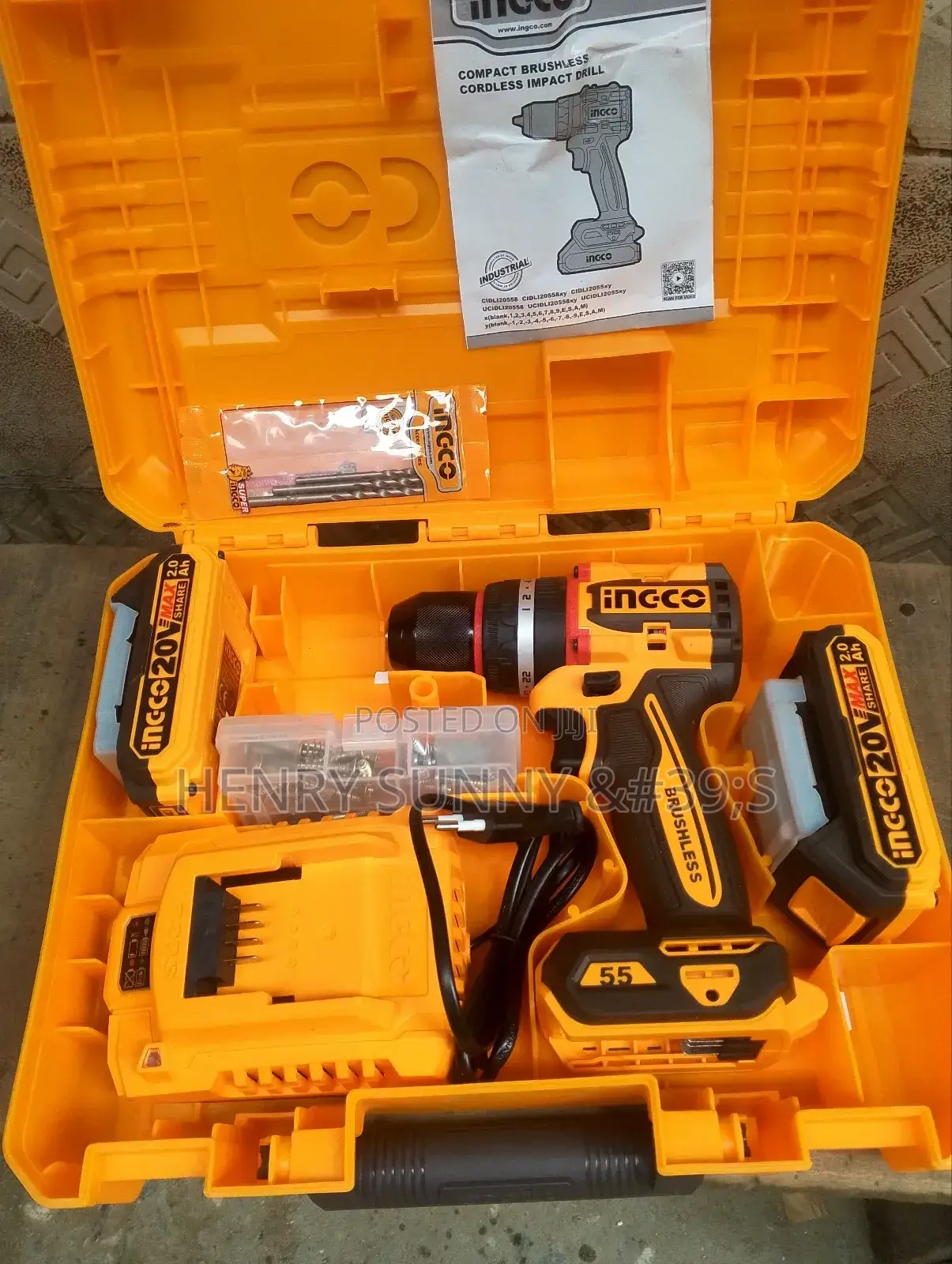 Cordless Drill Machine Ingco Products