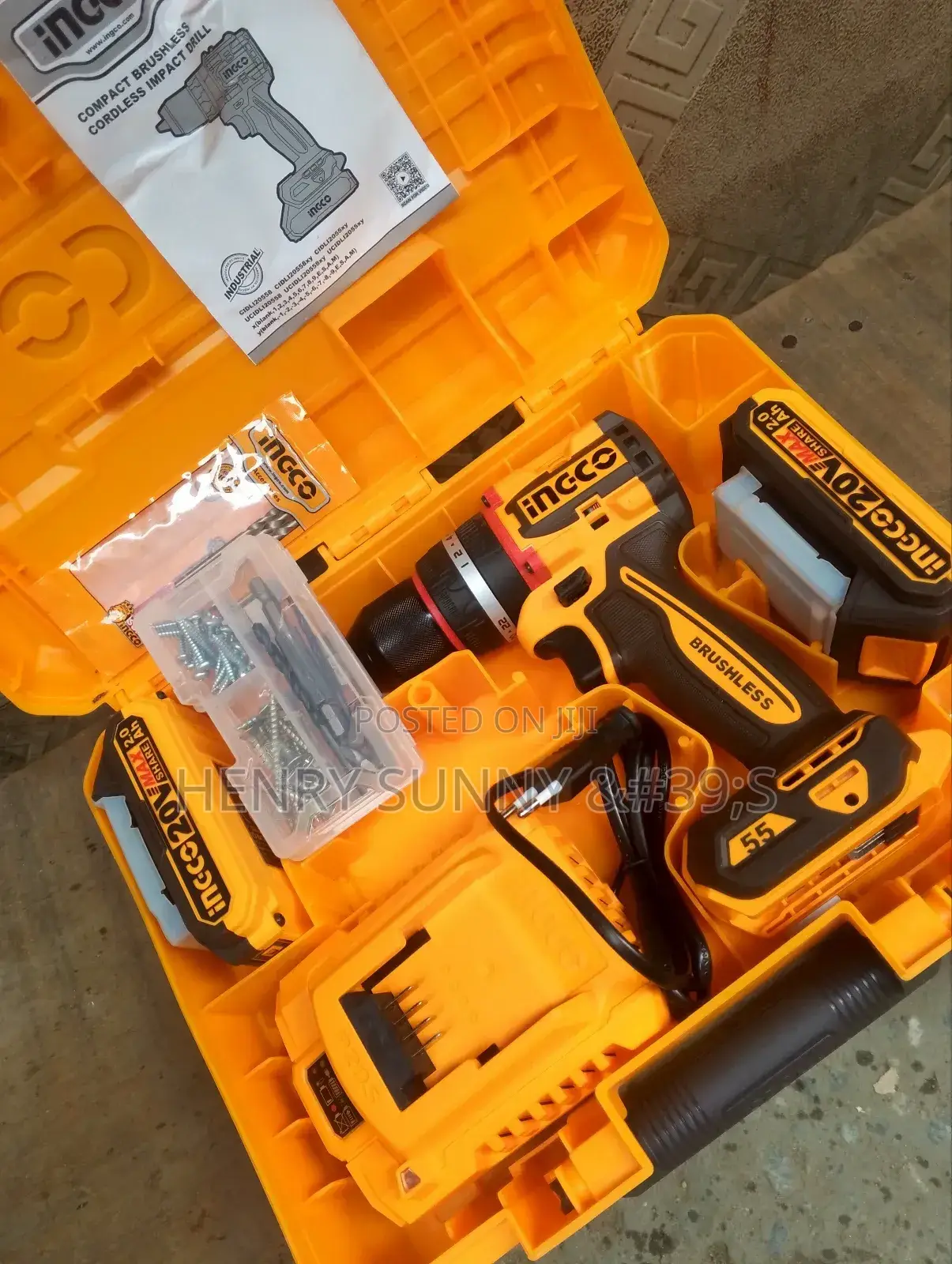 Cordless Drill Machine Ingco Products