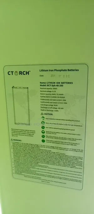 Ctorch 10.3kwh Lithium Battery