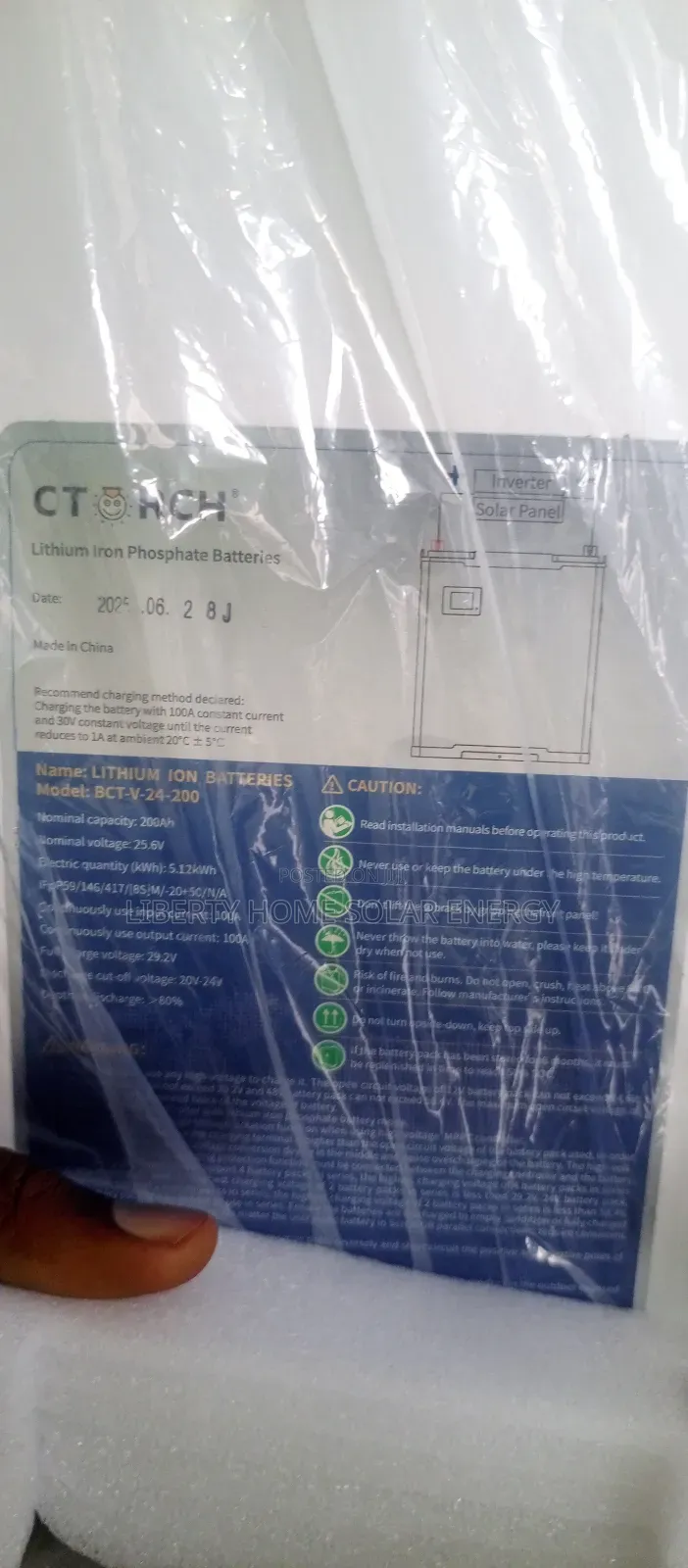 Ctorch 5.2kwh/24v Lithium Battery