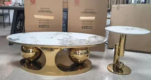 Marble Centre Table With Stools