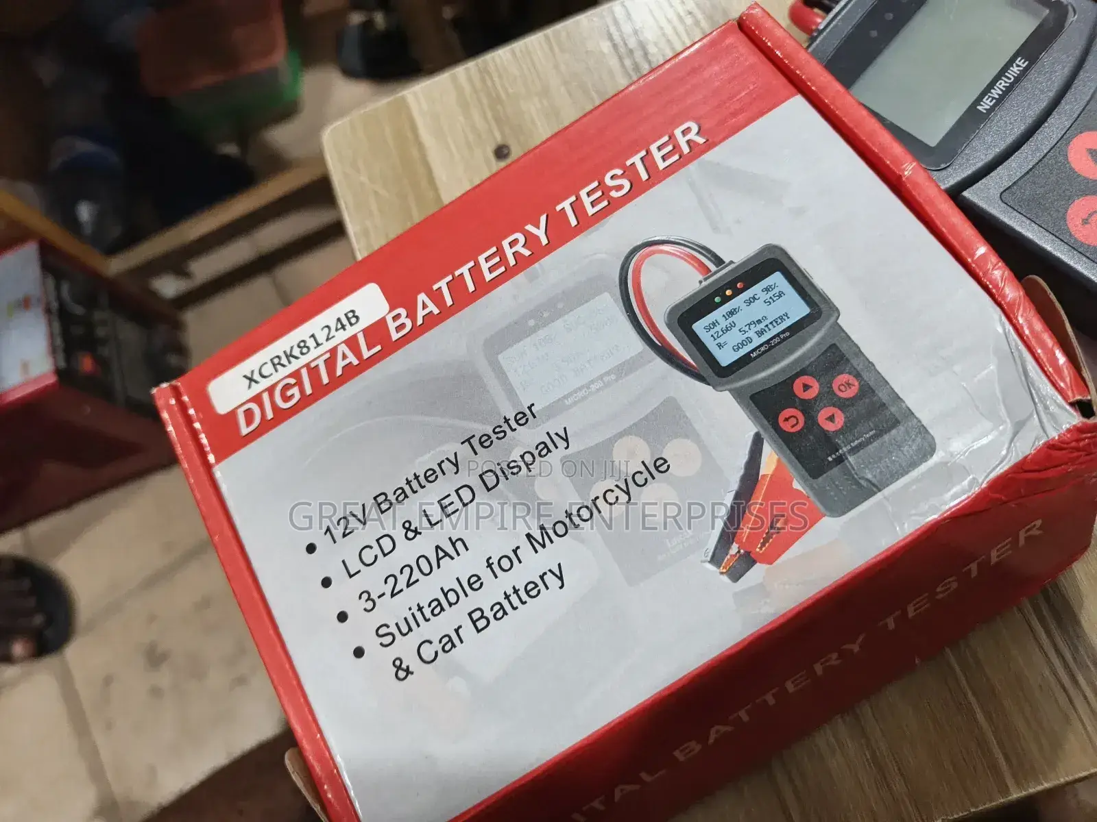 Digital Battery Tester 12v