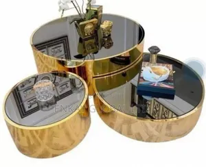 3in1 Glass Top Center Table