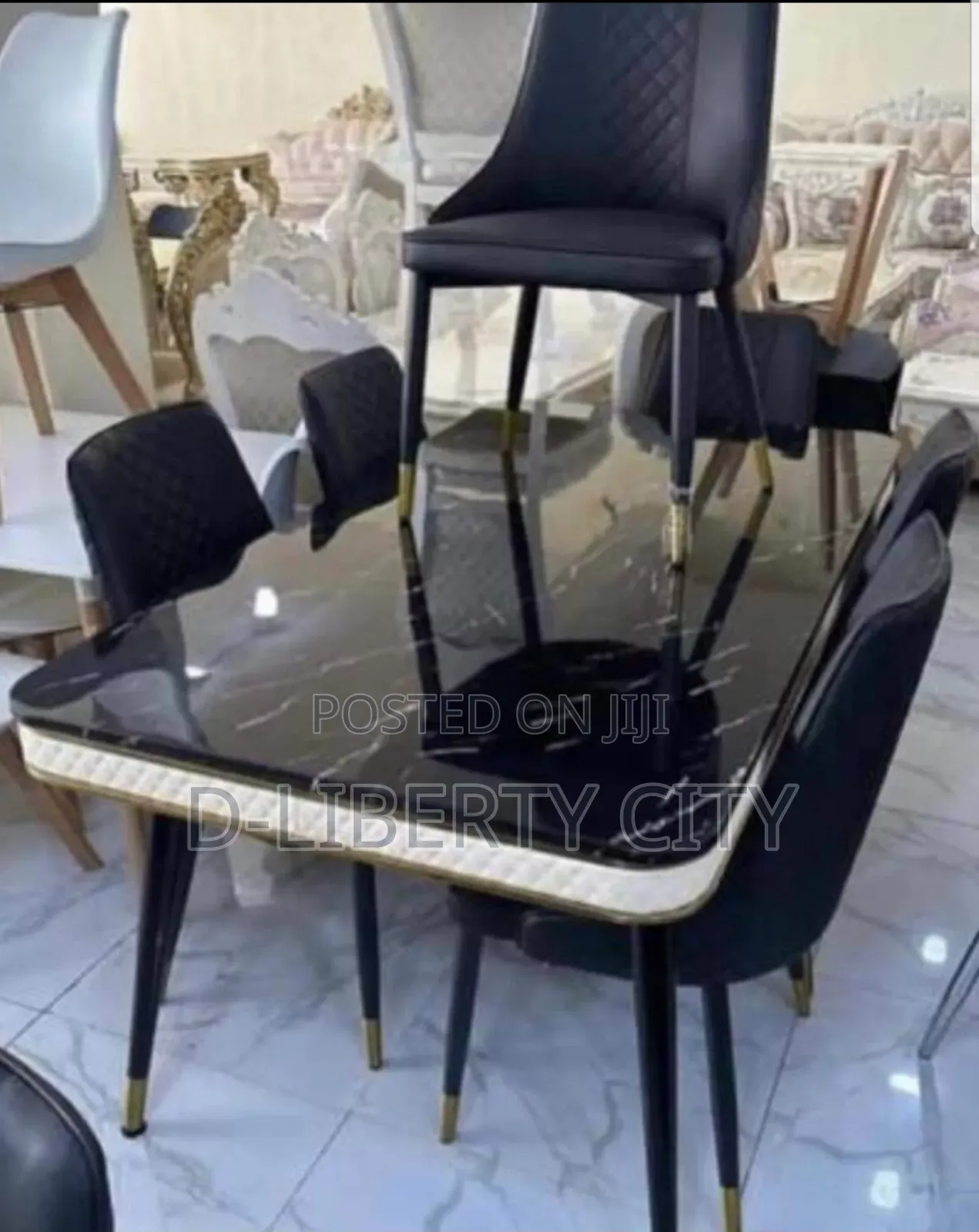 6-in-1 Pin Leg Dining Table