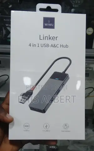 Wiwu Linker 4in1 Usb-a C Hub