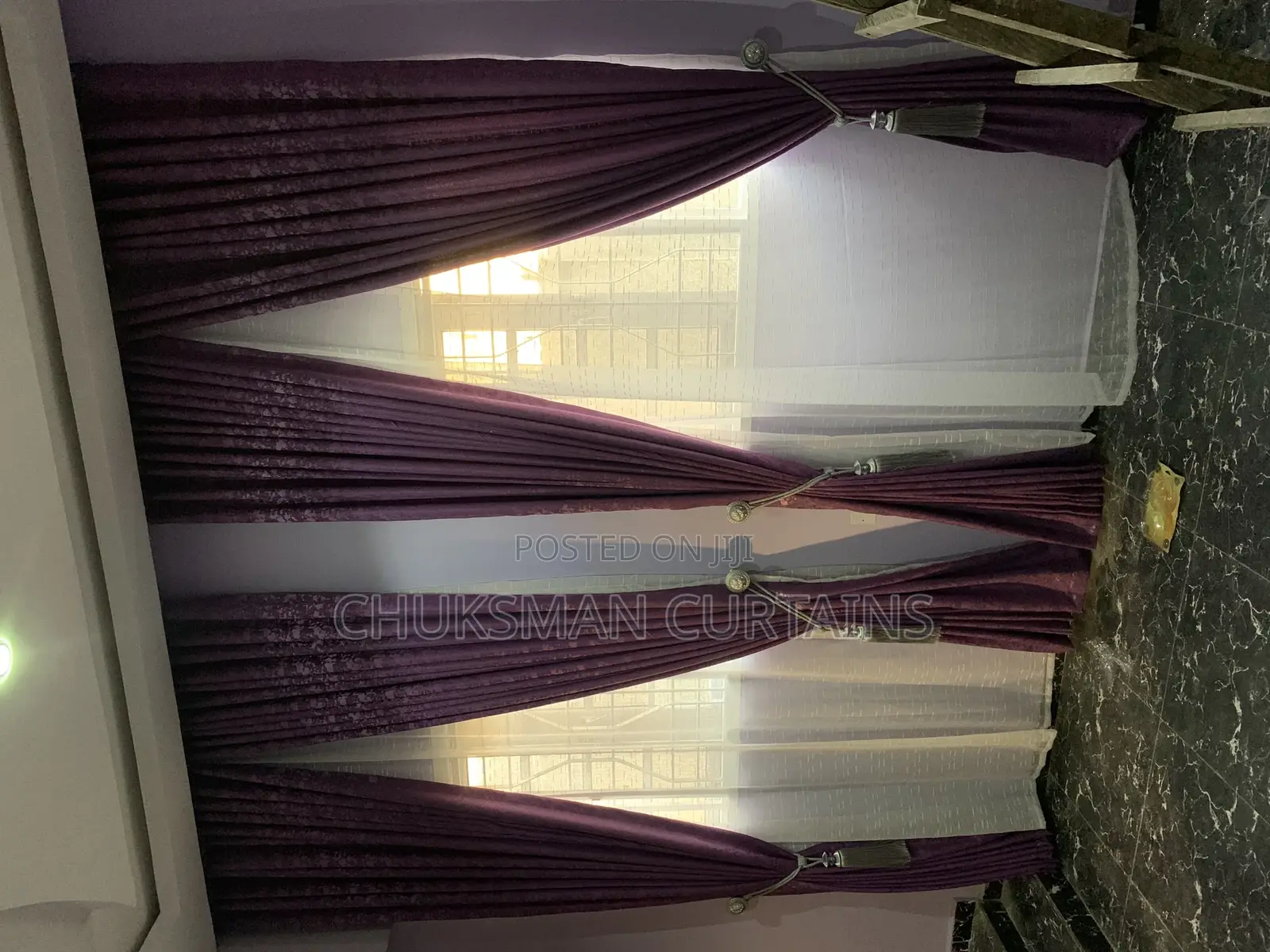 Purple Quality Curtain