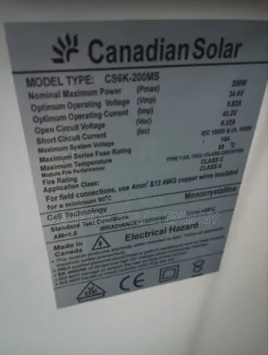 200w Canadian Panel