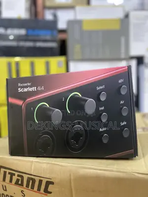 Focusrite Scarlett 4i4 4th Gen Audio Interface Sound Card