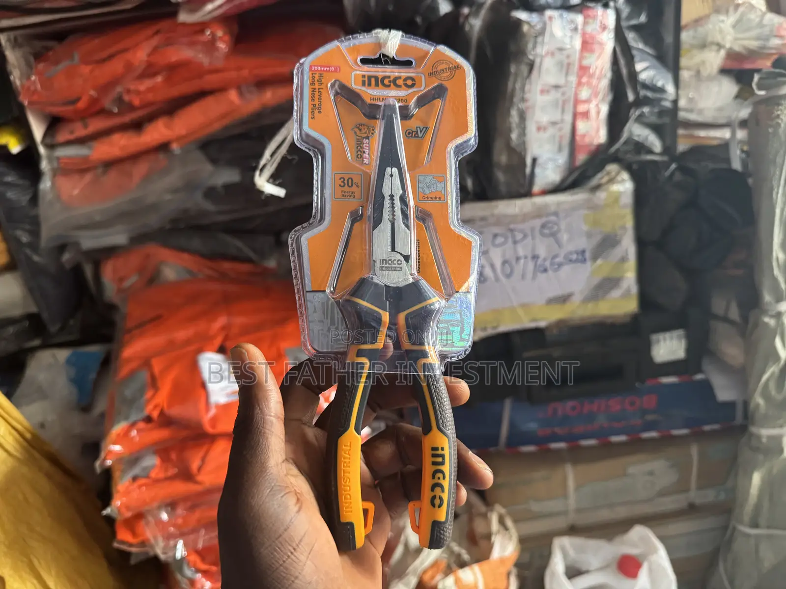 200mm Long Nose Pliers