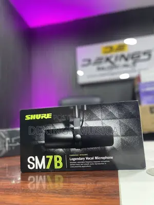 Shure Sm7b Dynamic Cardioid Podcast Recording Studio Microphone