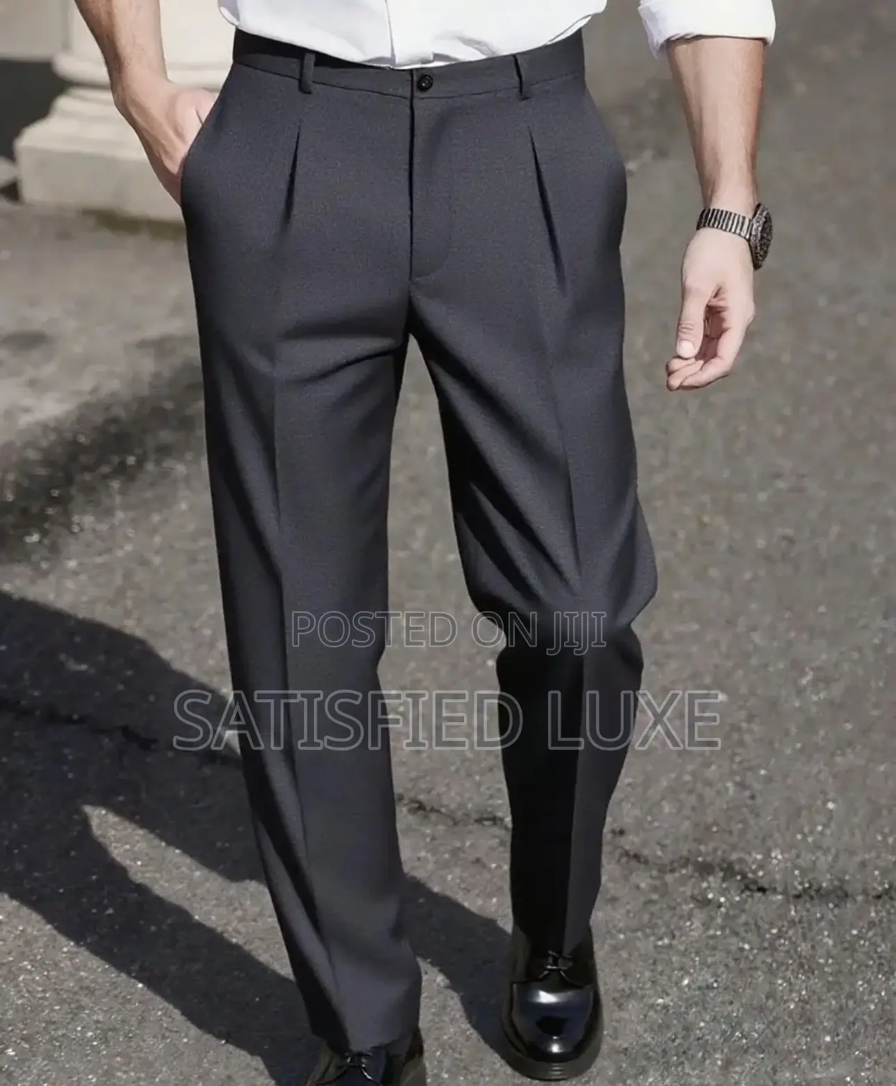 Classic Pujer Celadon Trouser for Men